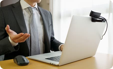 オンライン相談の写真