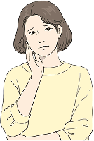 悩んでいる女性